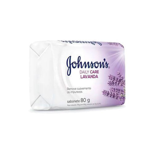 SABONETE JOHNSONS DAILY CARE LAVANDA 80G