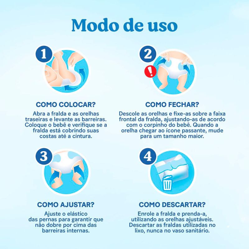 FRALDA HUGGIES RAPIDA ABSORÇAO XG 32UN