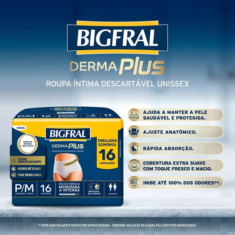 ROUPA INTIMA DESCARTAVEL BIGFRAL PANTS PREMIUM GERIATRI-149