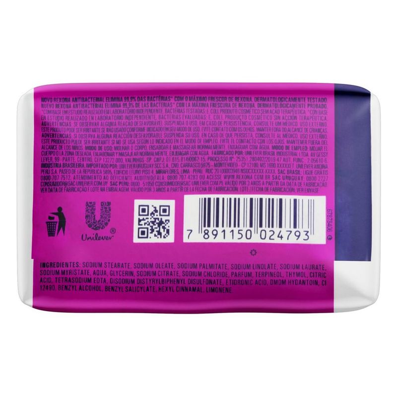 SABONETE REXONA ANTIBACTERIAL ORCHID 84G