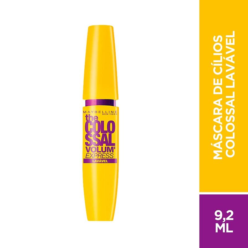 MASCARA PARA CILIOS MAYBELLINE COLOSSAL SUPER FILME PRETA 9,