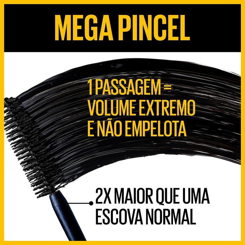 MASCARA PARA CILIOS MAYBELLINE COLOSSAL SUPER FILME PRETA 9,