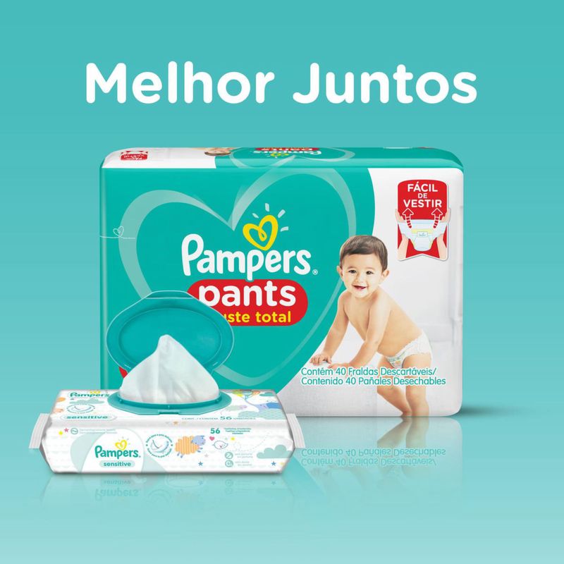 FRALDA PAMPERS PANTS M 42UN