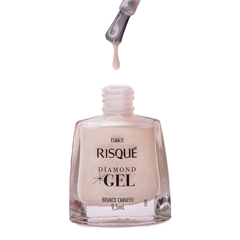 ESMALTE RISQUE GEL BRANCO CAMAFEU 8ML