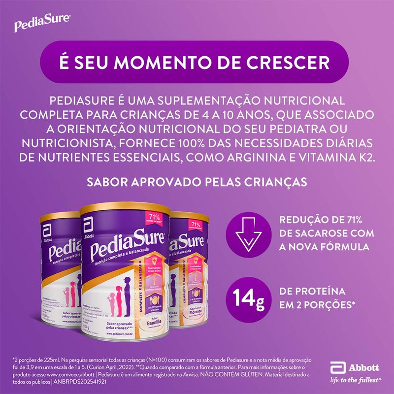 PEDIASURE CHOCOLATE 400G
