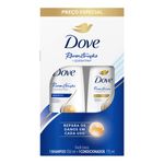 KIT DOVE SHAMPOO+COND RECONSTRUÇAO+QUERATINA 350ML