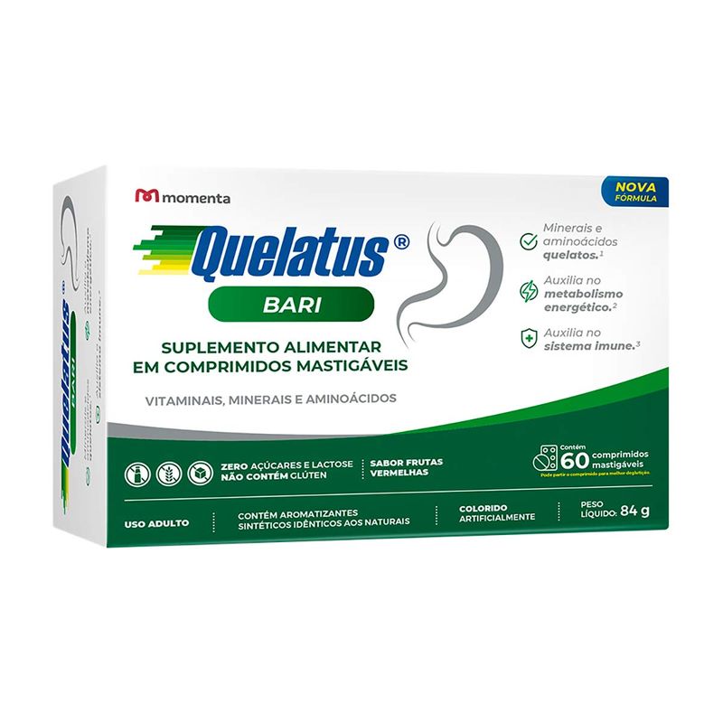QUELATUS BARI 60CPR MASTIGAVEIS