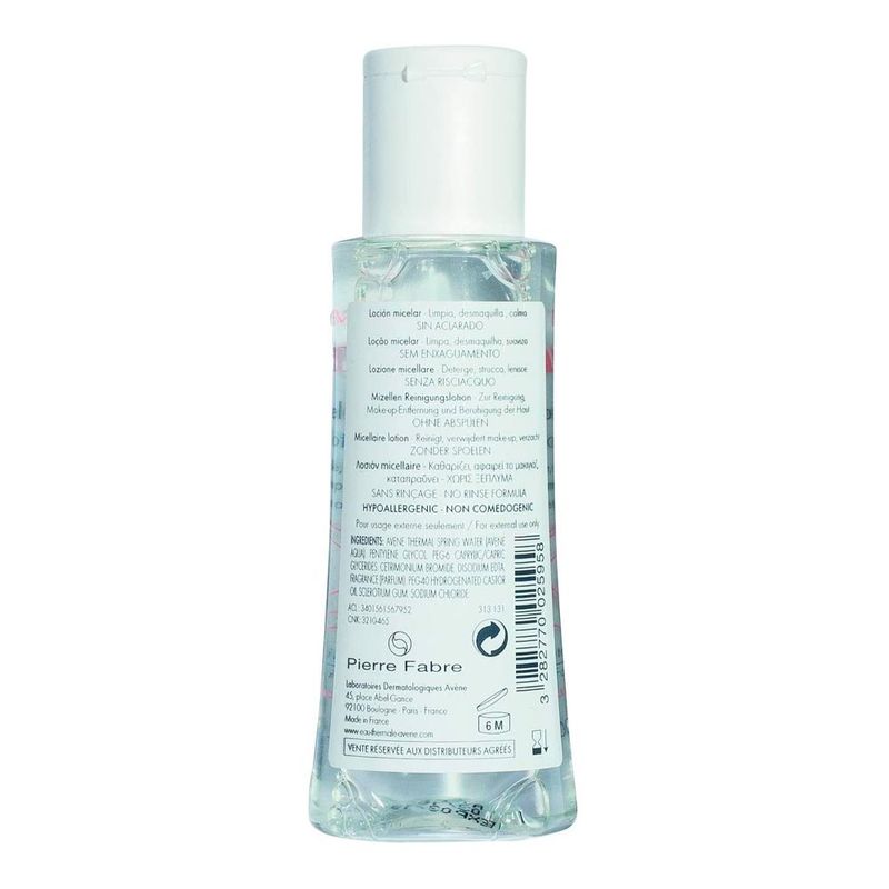 AVENE LOÇAO MICELLAR 100ML