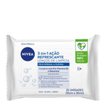 NIVEA LENÇO DE LIMPEZA E DEMAQUILANTE 3EM1 AÇAO REFRESCANTE