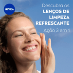 NIVEA LENÇO DE LIMPEZA E DEMAQUILANTE 3EM1 AÇAO REFRESCANTE