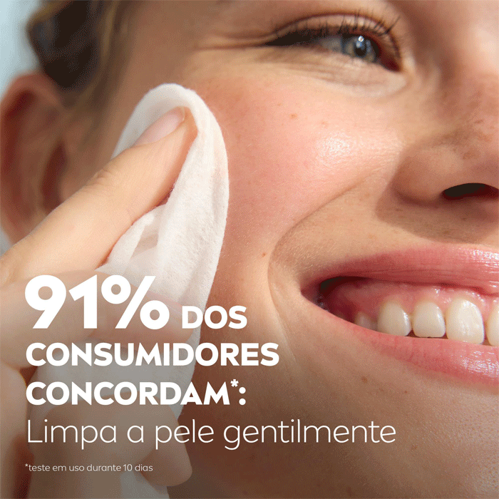NIVEA LENÇO DE LIMPEZA E DEMAQUILANTE 3EM1 AÇAO REFRESCANTE
