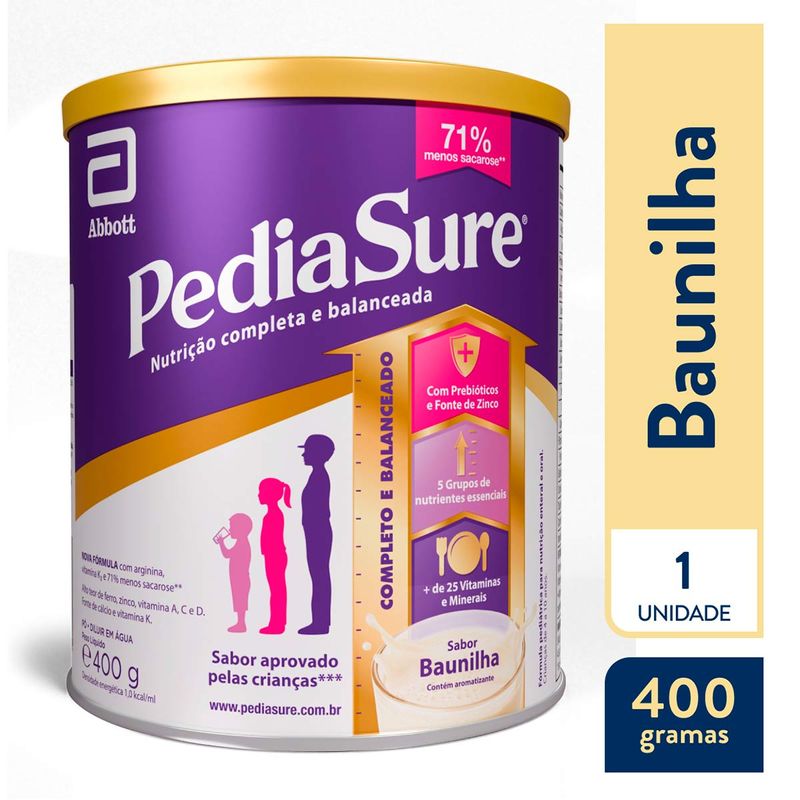PEDIASURE BAUNILHA 400G