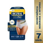 ROUPA INTIMA DESCARTAVEL BIGFRAL DERMAPLUS G/XG 7UN