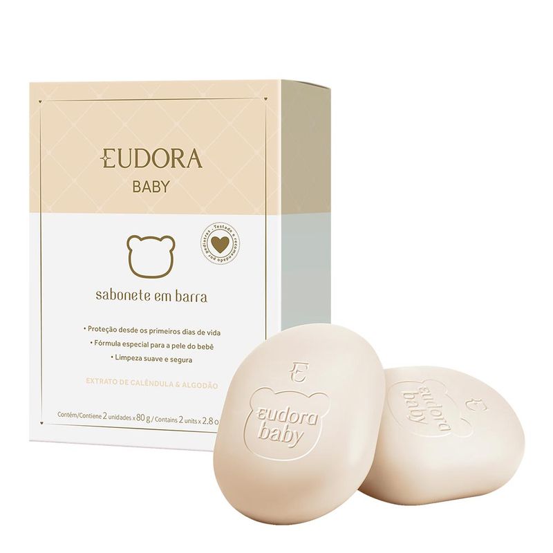 EUDORA BABY SABONETE 2UN 85G