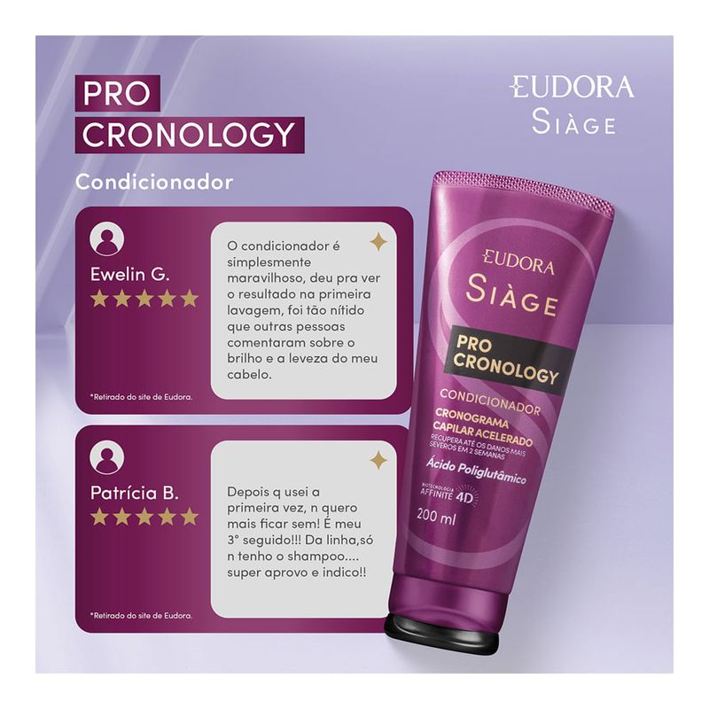 EUDORA SIAGE CONDICIONADOR PRO CRONOLOGY 200ML