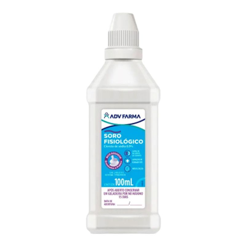 SOLUÇAO FISIOLOGICA 0,9% ADV 100ML