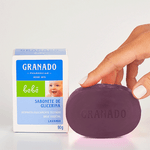 SABONETE GRANADO BEBE GLICERINA LAVANDA 90G