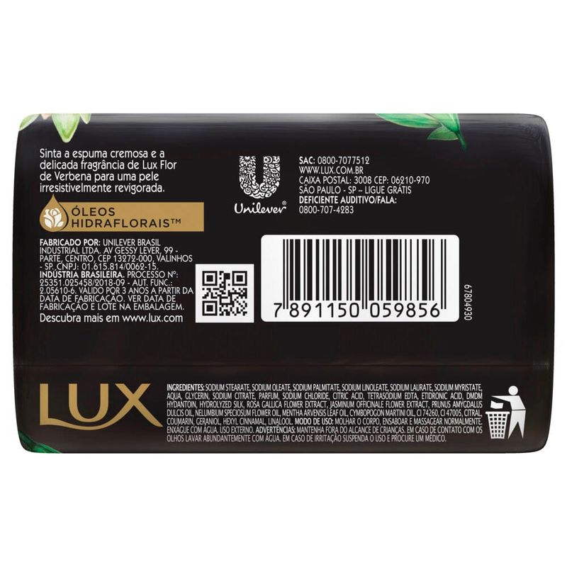 SABONETE LUX BOTANICALS FLOR DE VERBENA 85G