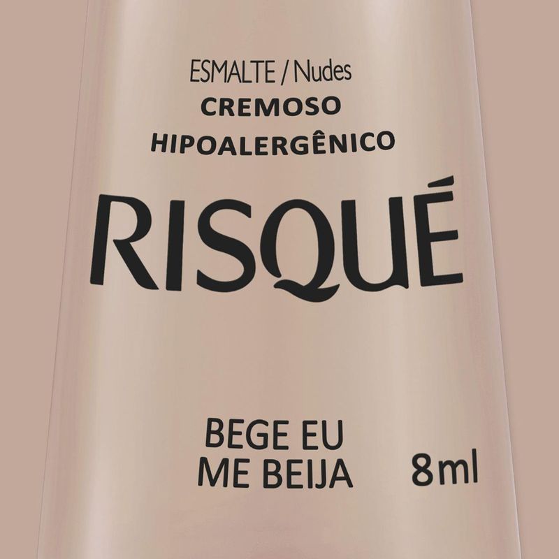 ESMALTE RISQUE BEGE EU ME BEIJA CREMOSO