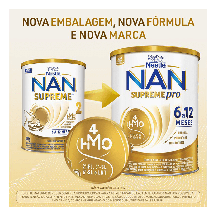 LEITE NAN 2 SUPREME PRO 800G