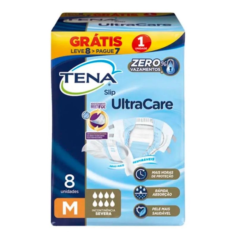 FRALDA TENA SLIP GERIATRICA M LEVE8 PAGUE7