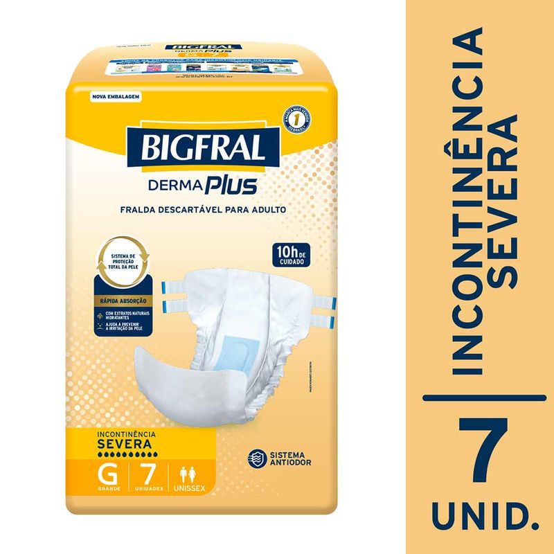 FRALDA BIGFRAL DERMAPLUS G 7UN