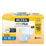 FRALDA BIGFRAL DERMAPLUS M 18UN
