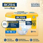 FRALDA BIGFRAL DERMAPLUS M 18UN