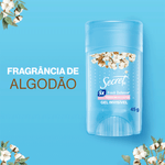 DESODORANTE SECRET GILLETTE  COTTON GEL 45G