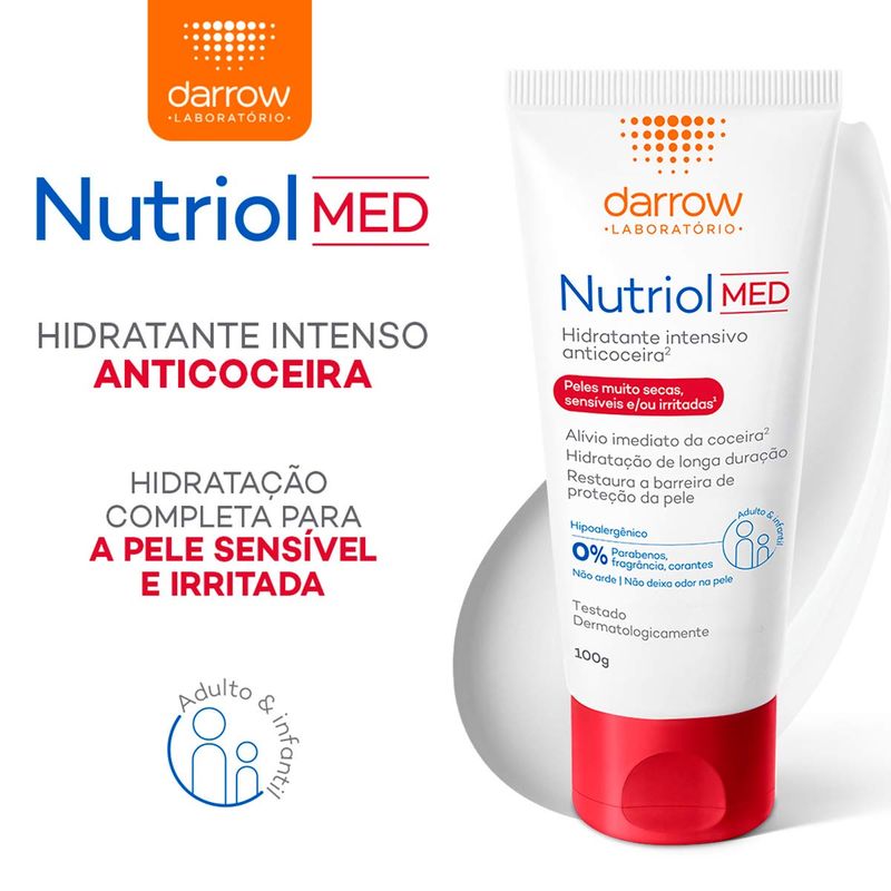 NUTRIOL MED HIDRATANTE INTENSIVO ANTICOCEIRA 100G