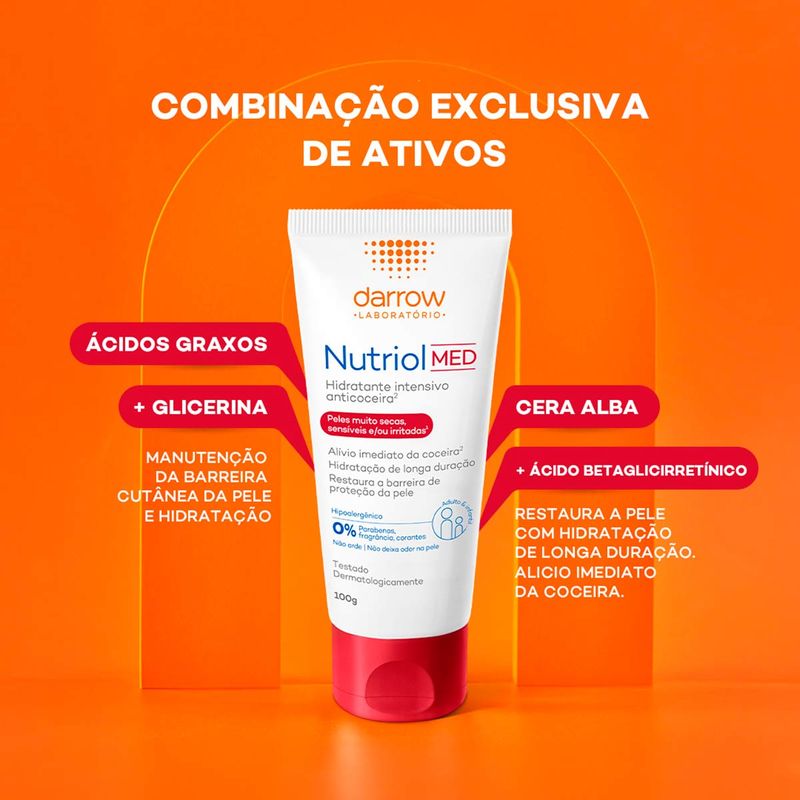 NUTRIOL MED HIDRATANTE INTENSIVO ANTICOCEIRA 100G