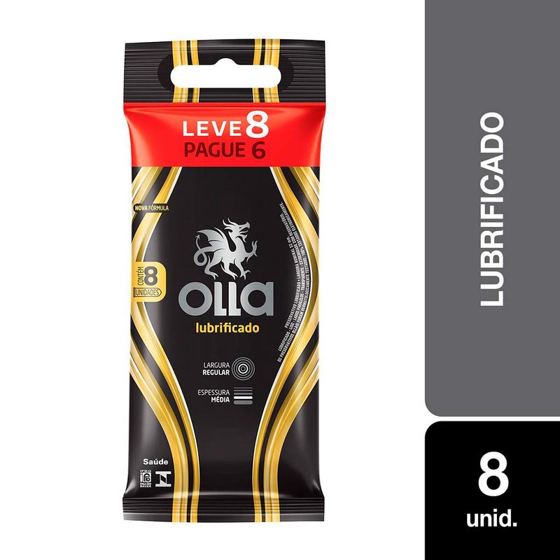 PRESERVATIVO OLLA BOLSO LUBRIFICADO L8P6