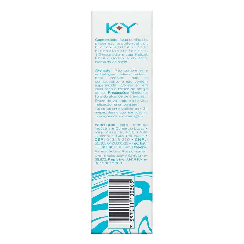 KY LIQUID LUBRIFICANTE INTIMO 50G