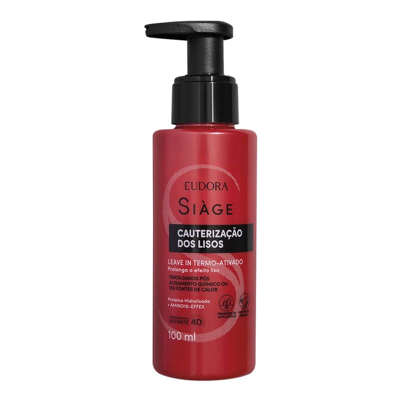 EUDORA SIAGE LEAVE IN CAUTERIZAÇAO DOS LISOS 100ML