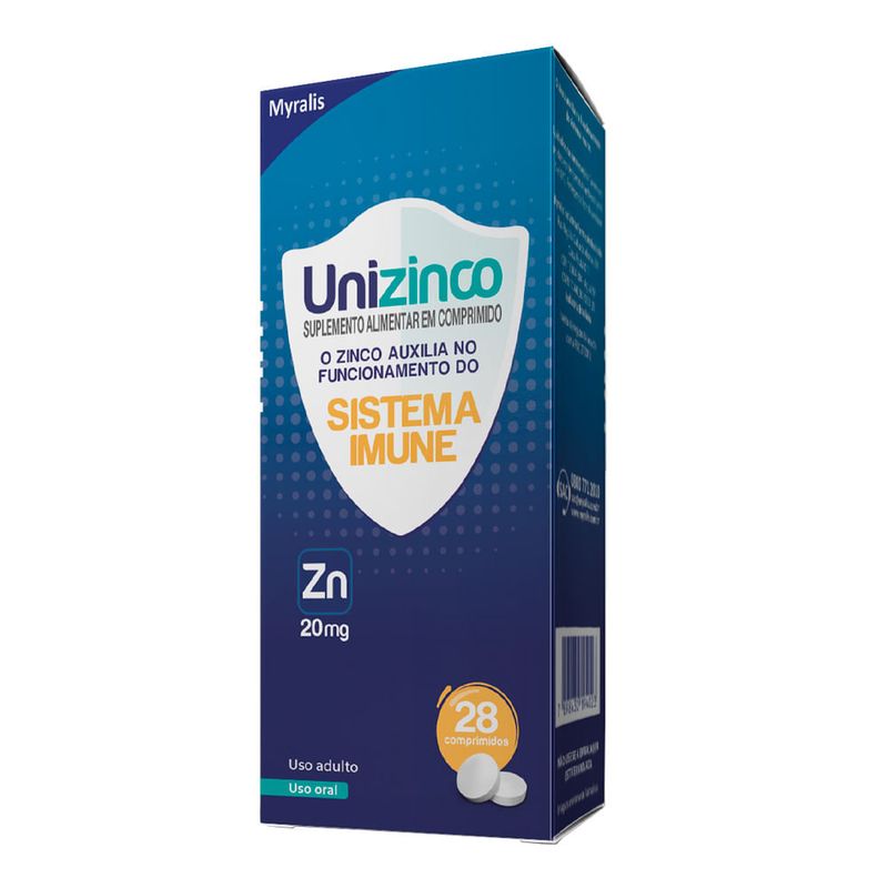 UNIZINCO ZN SISTEMA IMUNE 28CPR