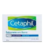 CETAPHIL SABONETE EM BARRA FACE E BODY PELE SECA 80G