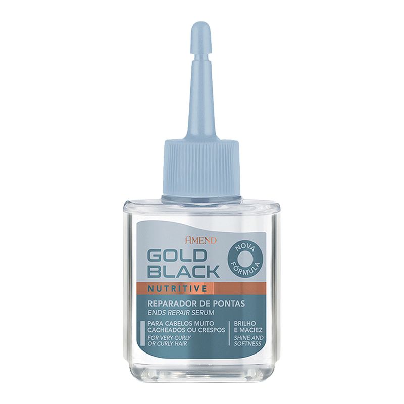 REPARADOR DE PONTAS AMEND GOLD BLACK 30ML