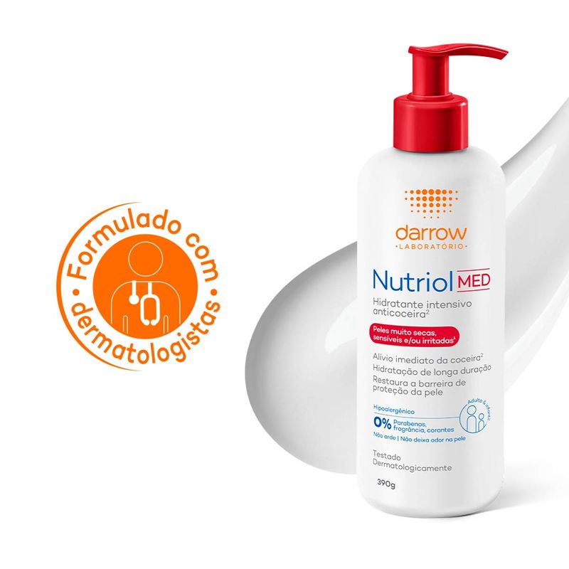 NUTRIOL MED HIDRATANTE INTENSIVO ANTICOCEIRA 390G