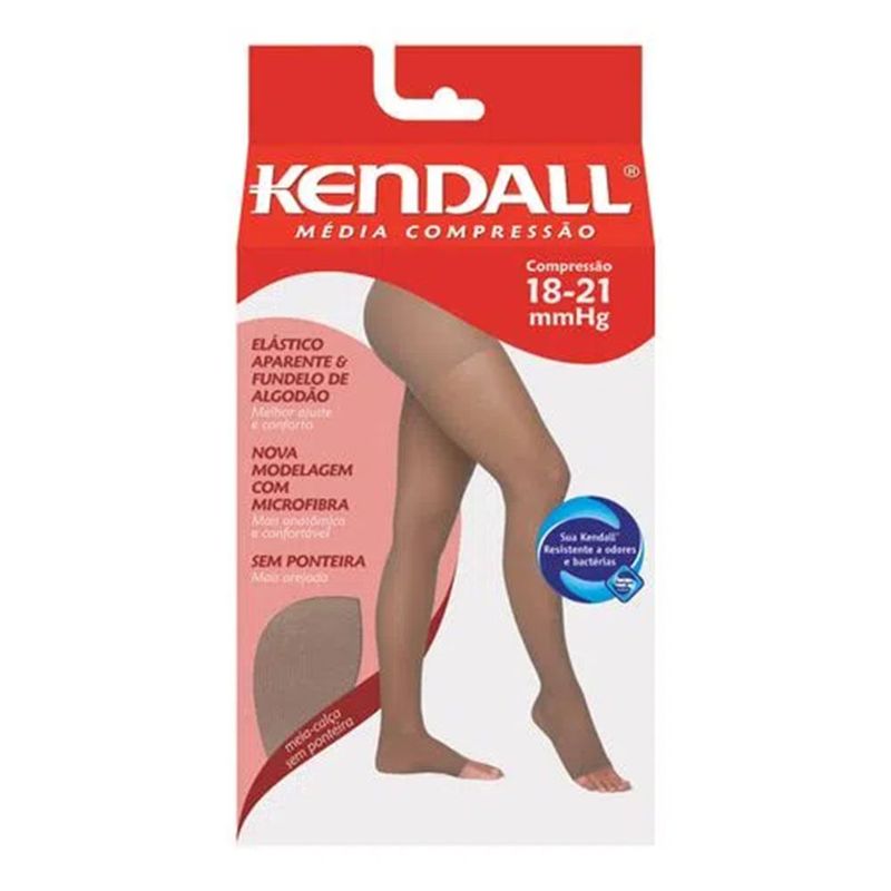 MEIA KENDALL MEDIA COMPRESSAO MASCULINA 7/8 COM SILICONE G B