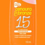 CENOURA E BRONZE PROTETOR SOLAR LOÇAO FPS15 110ML