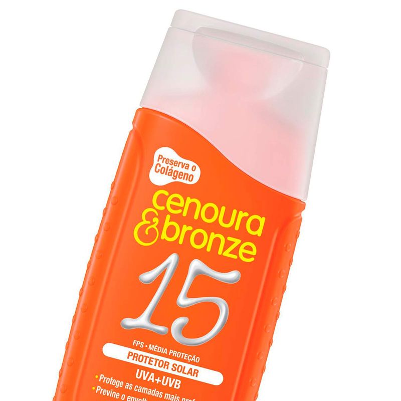 CENOURA E BRONZE PROTETOR SOLAR LOÇAO FPS15 110ML