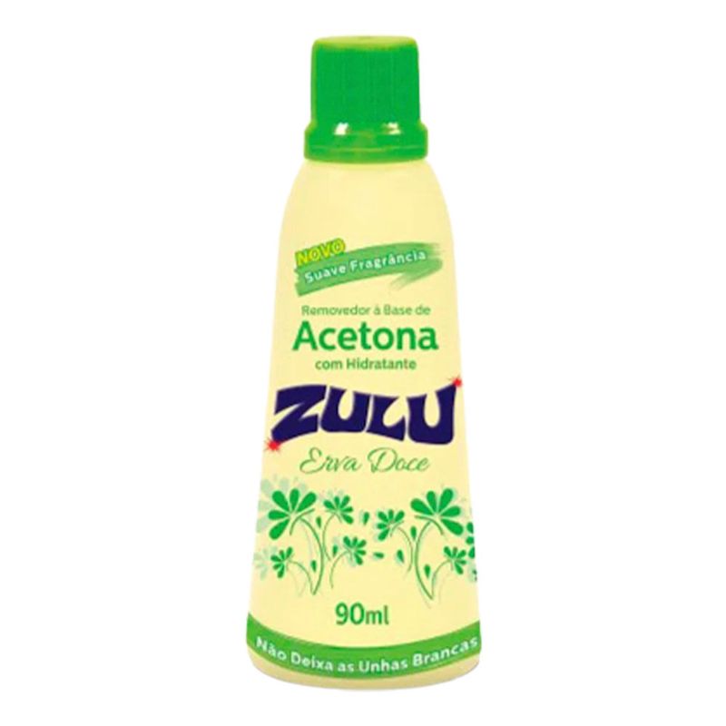 REMOVEDOR DE ESMALTE ZULU ERVA DOCE 90ML
