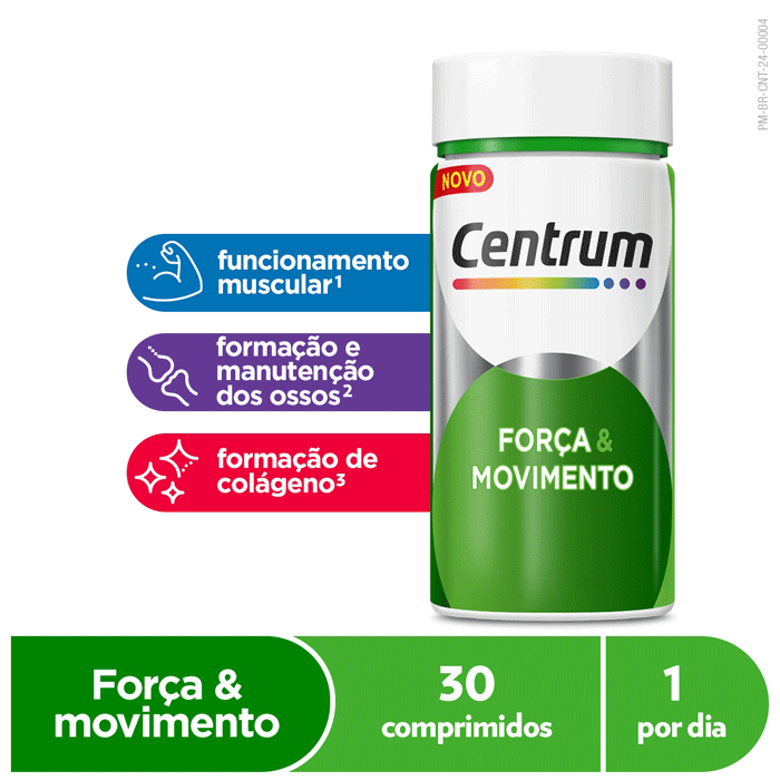CENTRUM FORÇA E MOVIMENTO 30 CAP