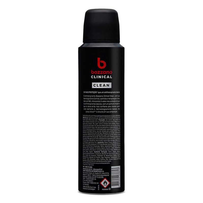 DESODORANTE BOZZANO CLINICAL CLEAN AE 94G