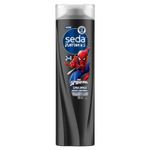 SHAMPOO SEDA HOMEN ARANHA JUNTINHOS 2X1 LIMPEZA 300L