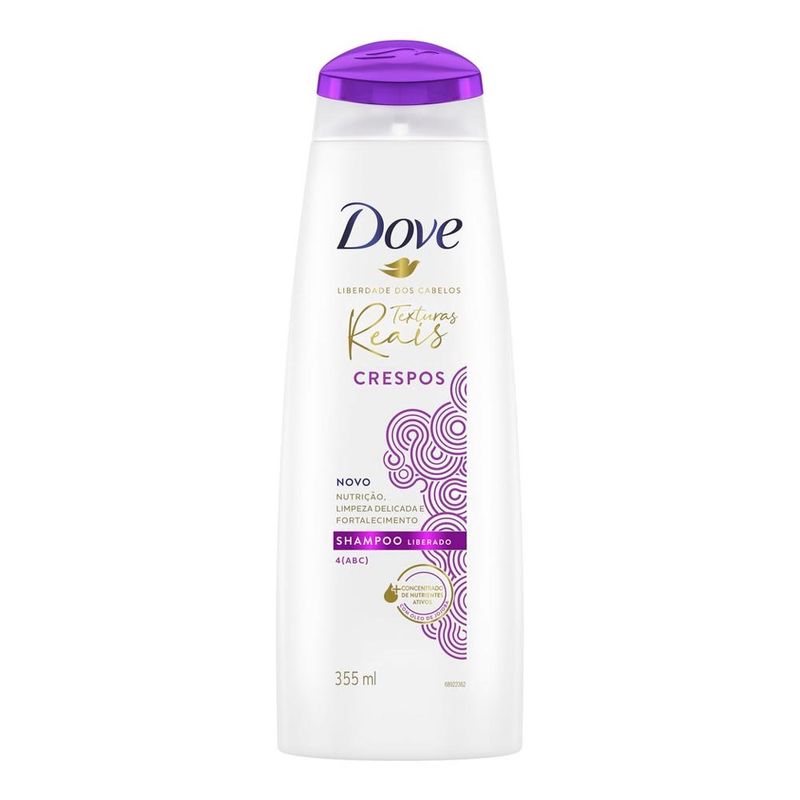 SHAMPOO DOVE CRESPOS TEXTURAS REAIS 355ML