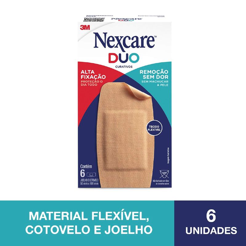 CURATIVO NEXCARE DUO JOELHO E COTOVELO 6UN