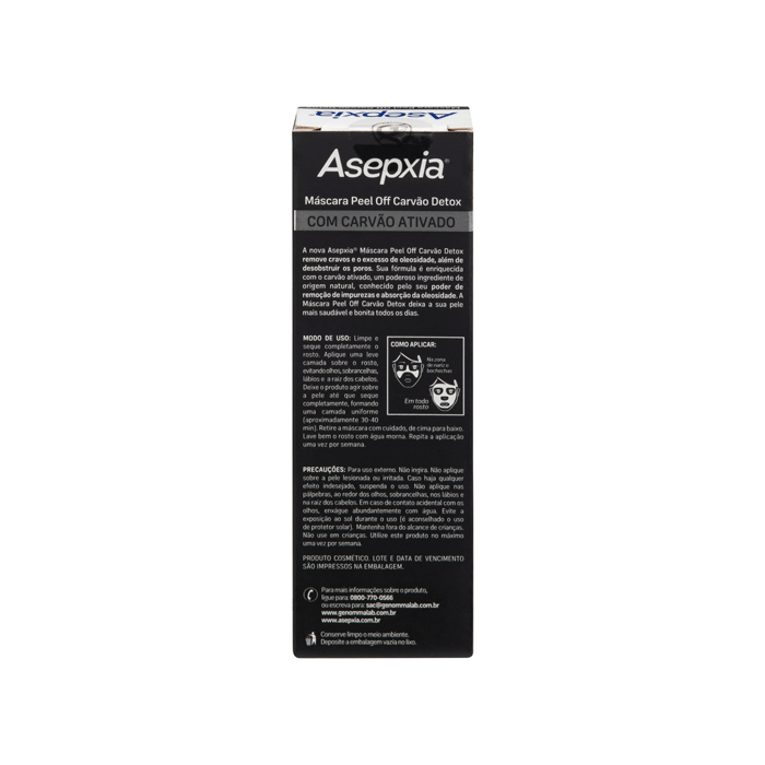 ASEPXIA MASCARA FACIAL PURIFICANTE CARVAO DETOX 30G