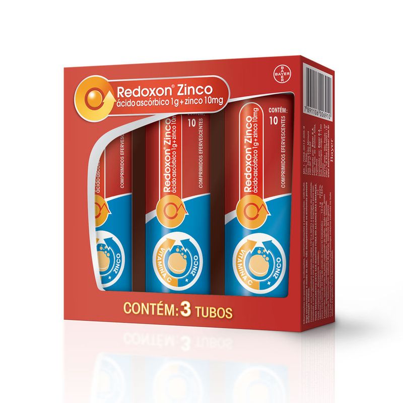 REDOXON ZINCO 1G/10MG 30CPR EFERVESCENTES