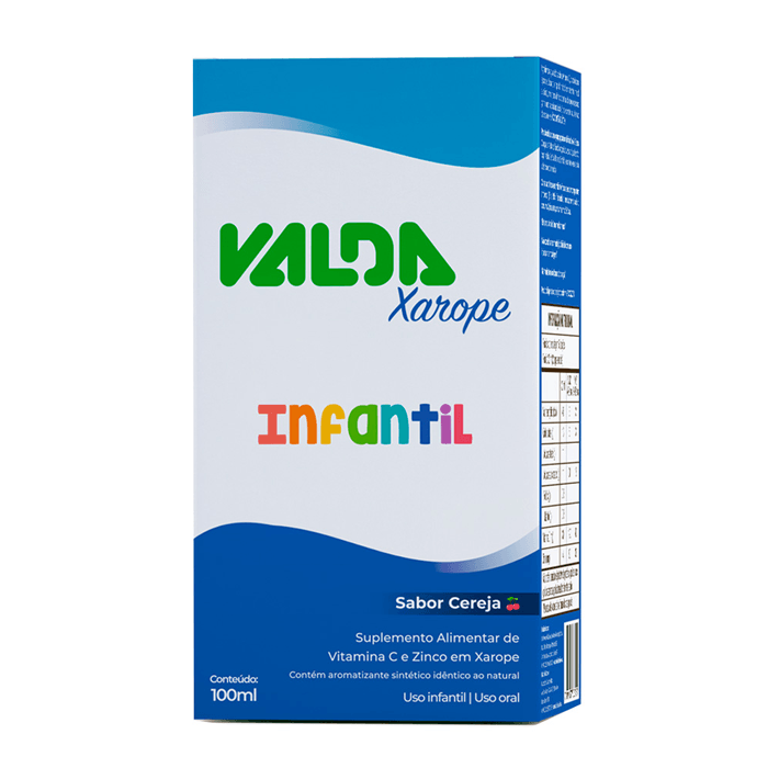 VALDA XAROPE INFANTIL CEREJA 100ML